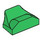 LEGO Verde Pendenza 1 x 2 x 0.7 Curvo con Fin (47458 / 81300)