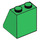 LEGO Grün Steigung 2 x 2 x 2 (65°) mit Unterrohr (3678)