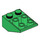 LEGO Groen Helling 2 x 3 (25°) Omgekeerd zonder verbindingen tussen noppen (3747)