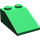 LEGO Grün Steigung 2 x 3 (25°) mit rauer Oberfläche (3298)
