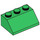 LEGO Green Slope 2 x 3 (45°) (3038)