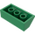 LEGO Verde Pendenza 2 x 4 (45°) con superficie ruvida (3037)