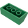 LEGO Grün Steigung 2 x 4 (45°) mit rauer Oberfläche (3037)