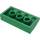 LEGO Groen Helling 2 x 4 Gebogen met buizen aan de onderzijde (88930)