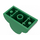 LEGO Vert Pente 2 x 4 x 2 Incurvé avec Arrondi Haut (6216)