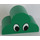 LEGO Green Slope 2 x 4 x 2 Curved with Rounded Top with Eyes (6216)