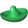 LEGO Green Sombrero with Gold (90388 / 92830)