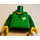LEGO Green Sports Soccer Linesman (referee) Torso (973)