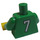 LEGO Verde Sport Busto Number 7 (973)