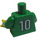 LEGO Verde Sport Busto con 10 sul retro (973 / 73403)