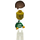 LEGO Zelená Team Player s Number 11 na zadní části Minifigurka