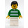 LEGO Green Team Player with Number 4 on Back Minifigure
