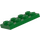 LEGO Green Technic Plate 2 x 4 with Holes (3709)