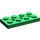 LEGO Groen Technic Plaat 2 x 4 met Gaten (3709)