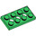 LEGO Groen Technic Plaat 2 x 4 met Gaten (3709)