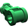 LEGO Green Technic Through Axle Connector with Bushing (32039 / 42135)