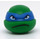 LEGO Grün Teenage Mutant Ninja Turtles Kopf mit Leonardo Frown (13007)