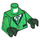 LEGO Green The Riddler with Dark Green Hat Minifig Torso (973 / 76382)