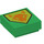 LEGO Vert Tuile 1 x 1 avec Fox avec rainure (3070 / 23846)