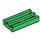LEGO Groen Tegel 1 x 2 Rooster (met Groef aan onderzijde) (2412 / 30244)