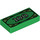 LEGO Verde Piastrella 1 x 2 con 100 Cash con scanalatura (3069bpx7 / 82317)