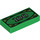 LEGO Verde Piastrella 1 x 2 con 100 Cash con scanalatura (3069bpx7 / 82317)