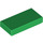 LEGO Green Tile 1 x 2 with Groove (3069 / 30070)