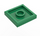 LEGO Green Tile 2 x 2 with Groove (3068)