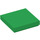 LEGO Green Tile 2 x 2 with Groove (3068 / 88409)