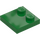 LEGO Green Tile 2 x 2 with Studs on Edge (33909)