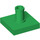 LEGO Green Tile 2 x 2 with Vertical Pin (2460 / 49153)