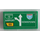 LEGO Vert Tuile 2 x 4 avec Road sign avec &#039;DOWNTOWN&#039; et &#039;AIRPORT&#039; Autocollant (87079)