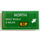 LEGO Vert Tuile 2 x 4 avec Road sign avec &#039;NORTH DAILY BUGLE 6 MILES&#039; Autocollant (87079)
