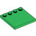 LEGO Green Tile 4 x 4 with Studs on Edge (6179)