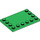 LEGO Vert Tuile 4 x 6 avec Tenons sur 3 Edges (6180)