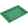 LEGO Grün Fliese 4 x 6 mit Bolzen auf 3 Edges (6180)
