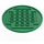 LEGO Vert Tuile 8 x 8 Rond avec 2 x 2 Centre Goujons (6177)