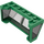 LEGO Green Train Windscreen 2 x 6 x 2 with Transparent Black Glass (6567)
