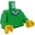 LEGO Zielony V-Neck Sweter Minifigurka Tułów (973 / 76382)