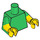 LEGO Green Watermelon Dude Minifig Torso (973 / 16360)