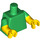 LEGO Verde Watermelon Dude Minifigura Torso (973 / 16360)