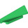 LEGO Green Wedge 1 x 5 Spoiler Left (3388)