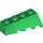 LEGO Green Wedge 2 x 4 Sloped Left (43721)