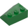 LEGO Green Wedge 3 x 3 Right (48165)