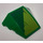 LEGO Green Wedge Curved 3 x 4 Triple with Lime and Green Triangles with Scratch Marks (Right) Sticker (64225)