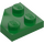 LEGO Verde Cuneo Piastra 2 x 2 Cut Angolo (26601)