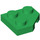LEGO Green Wedge Plate 2 x 2 Cut Corner (26601)