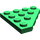 LEGO Vert Coin assiette 4 x 4 Coin (30503)