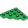 LEGO Vert Coin assiette 4 x 4 Coin (30503)