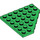 LEGO Groen Wig Plaat 6 x 6 Hoek (6106)